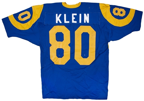 Circa 1969-1976 Bob Klein Game Used Los Angeles Rams Home Jersey